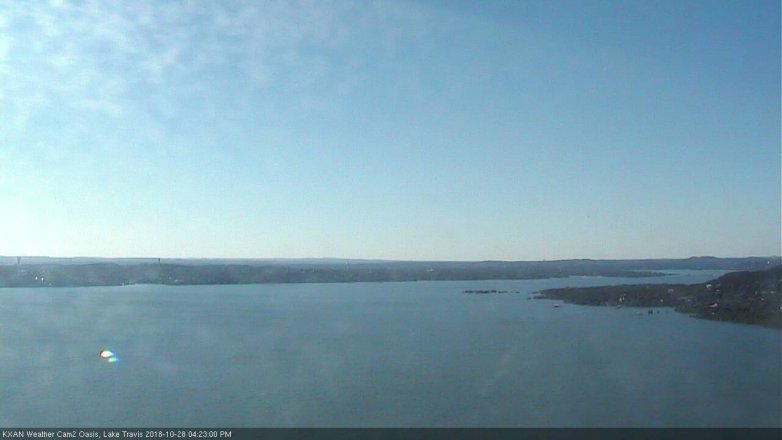 Lake Travis webcam, October 28, 2018 3:25 PM CT