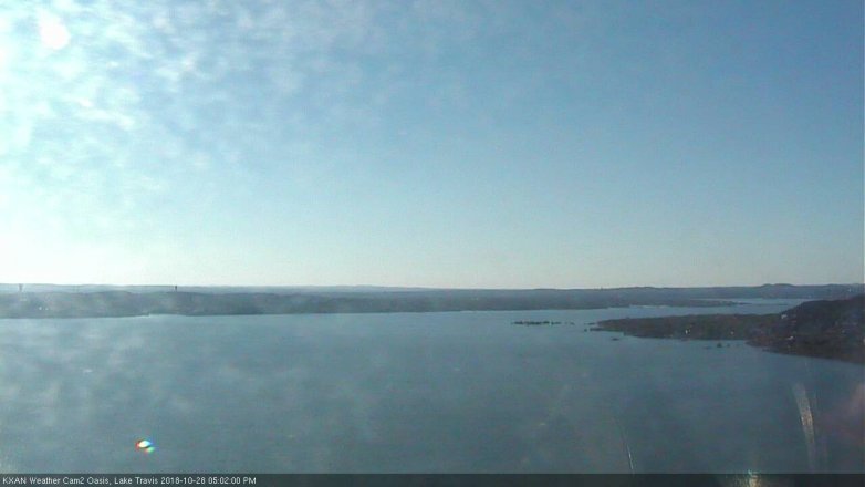 Lake Travis webcam, October 28, 2018 4:05 PM CT