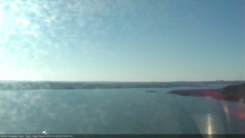 Lake Travis webcam, October 28, 2018 4:20 PM CT
