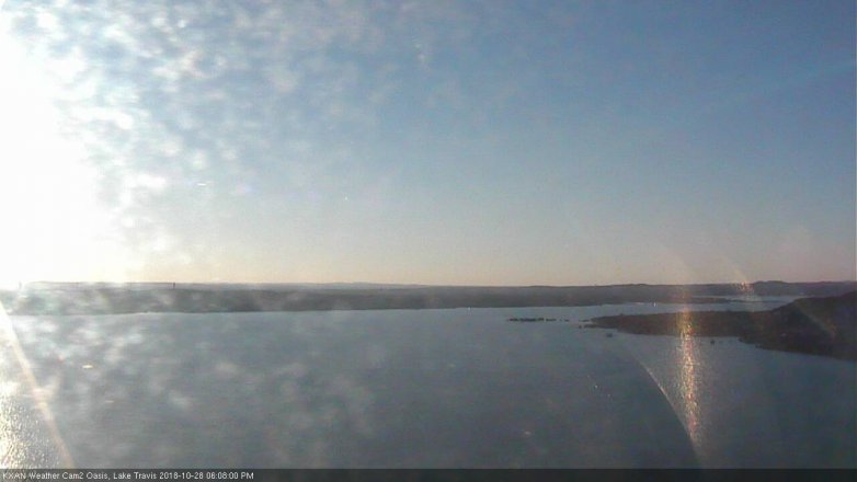 Lake Travis webcam, October 28, 2018 5:10 PM CT