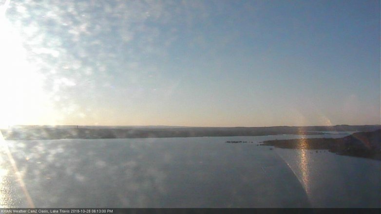 Lake Travis webcam, October 28, 2018 5:15 PM CT