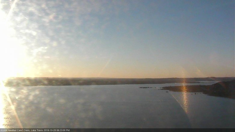 Lake Travis webcam, October 28, 2018 5:25 PM CT