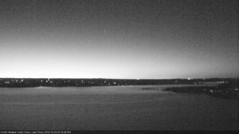 Lake Travis webcam, October 28, 2018 6:35 PM CT