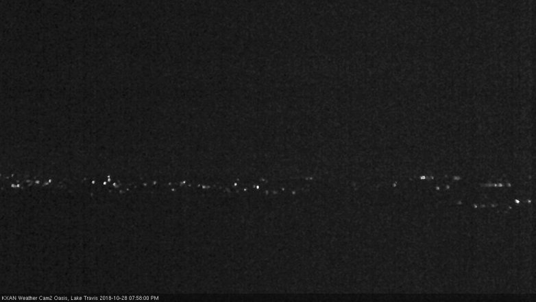 Lake Travis webcam, October 28, 2018 7:00 PM CT