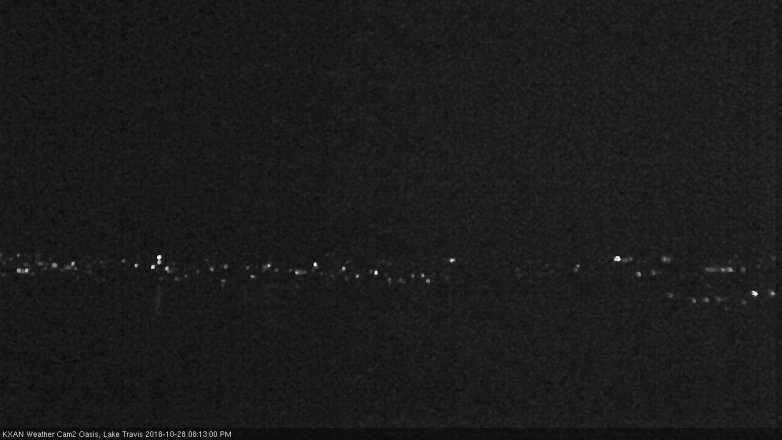 Lake Travis webcam, October 28, 2018 7:15 PM CT