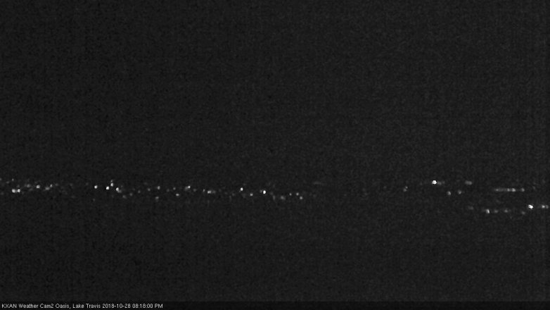 Lake Travis webcam, October 28, 2018 7:20 PM CT