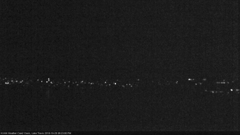 Lake Travis webcam, October 28, 2018 7:25 PM CT