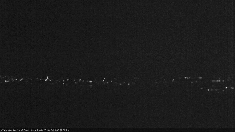 Lake Travis webcam, October 28, 2018 7:55 PM CT