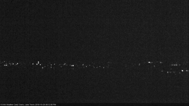 Lake Travis webcam, October 28, 2018 8:15 PM CT