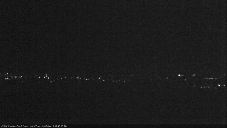 Lake Travis webcam, October 28, 2018 8:45 PM CT