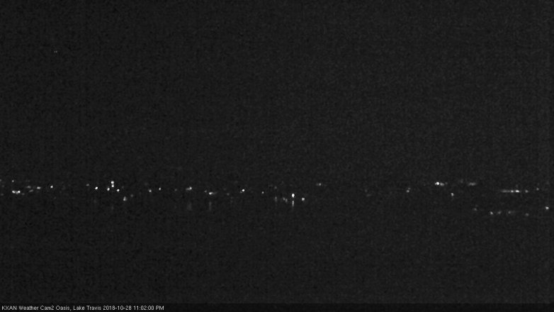 Lake Travis webcam, October 28, 2018 10:05 PM CT