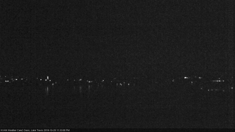 Lake Travis webcam, October 28, 2018 10:35 PM CT