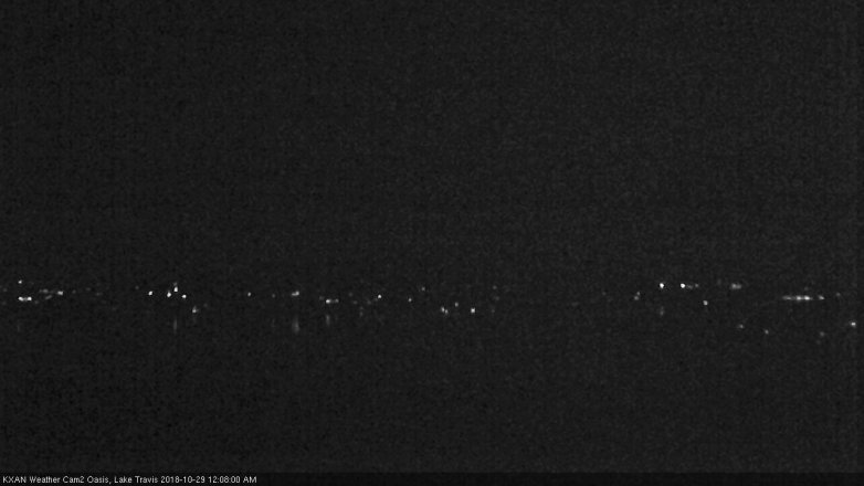 Lake Travis webcam, October 28, 2018 11:10 PM CT