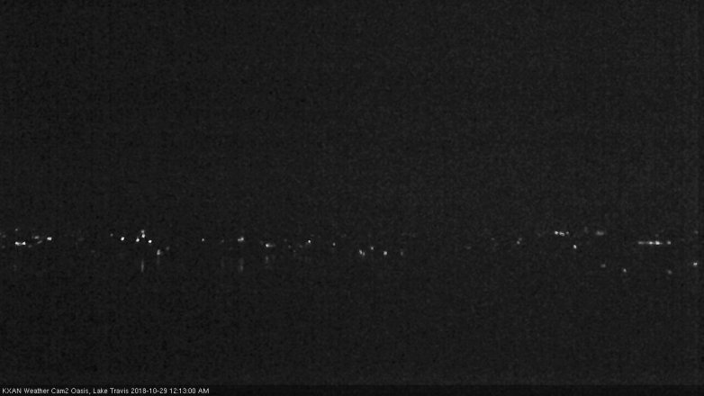 Lake Travis webcam, October 28, 2018 11:15 PM CT