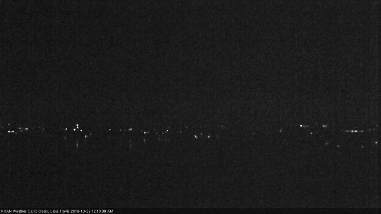 Lake Travis webcam, October 28, 2018 11:20 PM CT