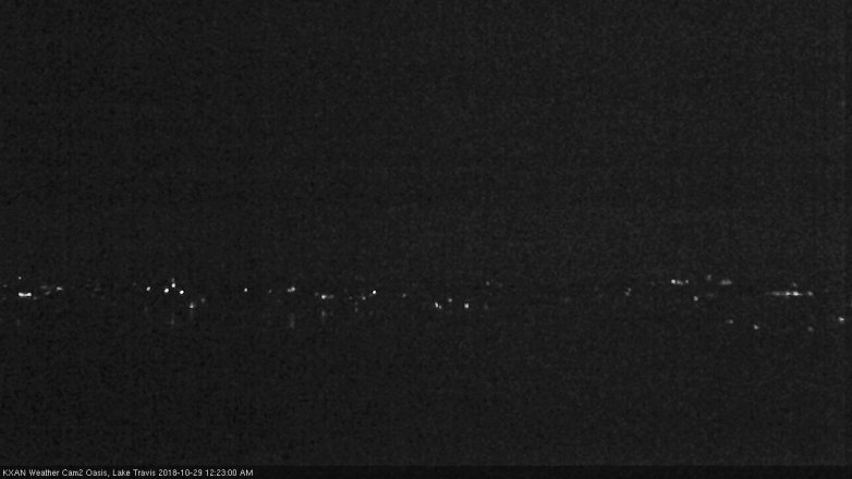 Lake Travis webcam, October 28, 2018 11:25 PM CT