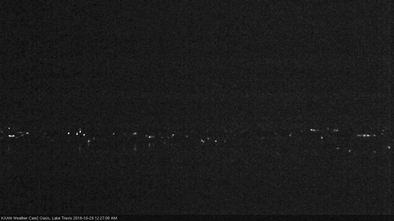 Lake Travis webcam, October 28, 2018 11:30 PM CT