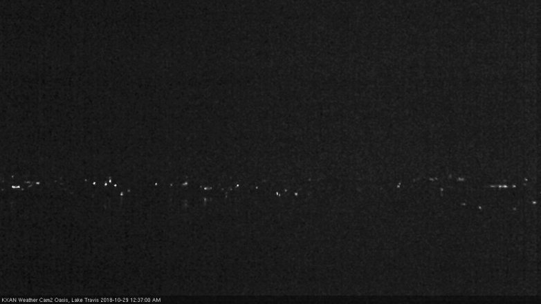 Lake Travis webcam, October 28, 2018 11:40 PM CT
