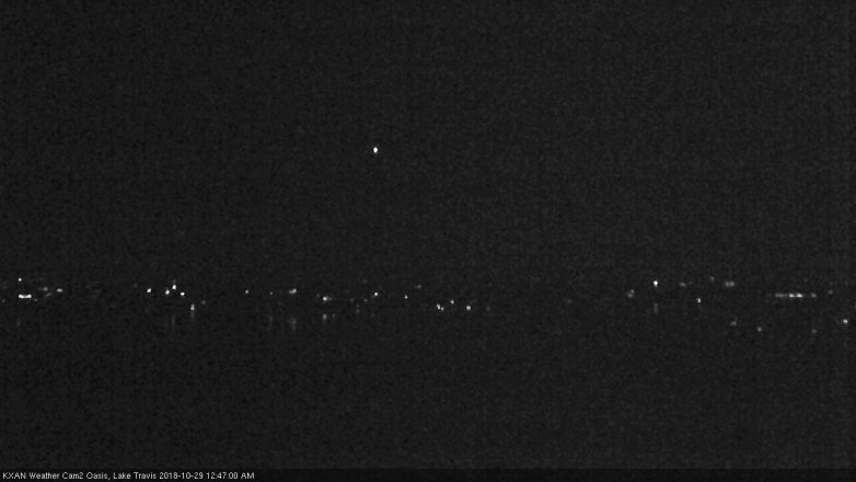 Lake Travis webcam, October 28, 2018 11:50 PM CT