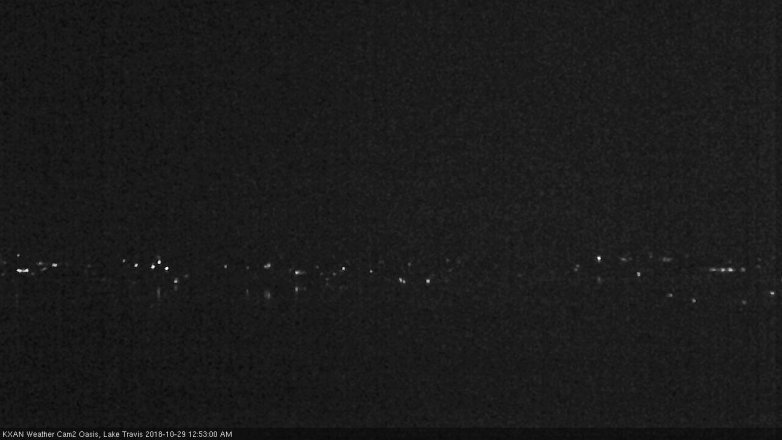 Lake Travis webcam, October 28, 2018 11:55 PM CT