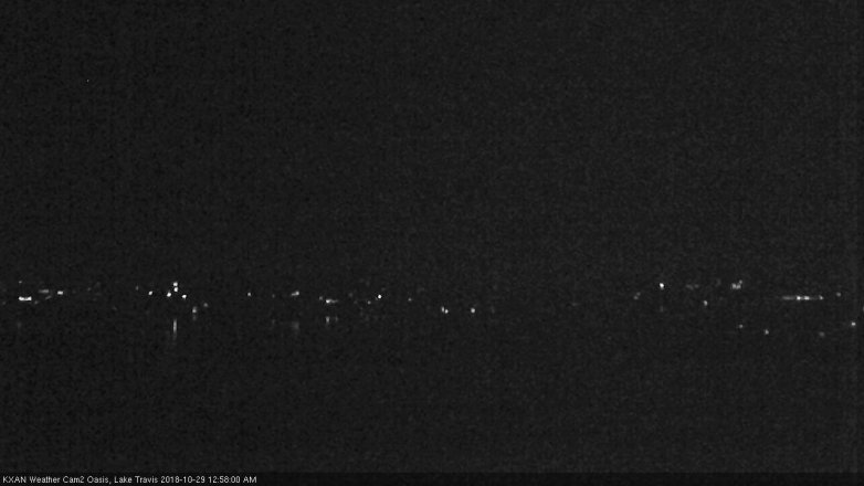Lake Travis webcam, October 28, 2018 12:00 AM CT