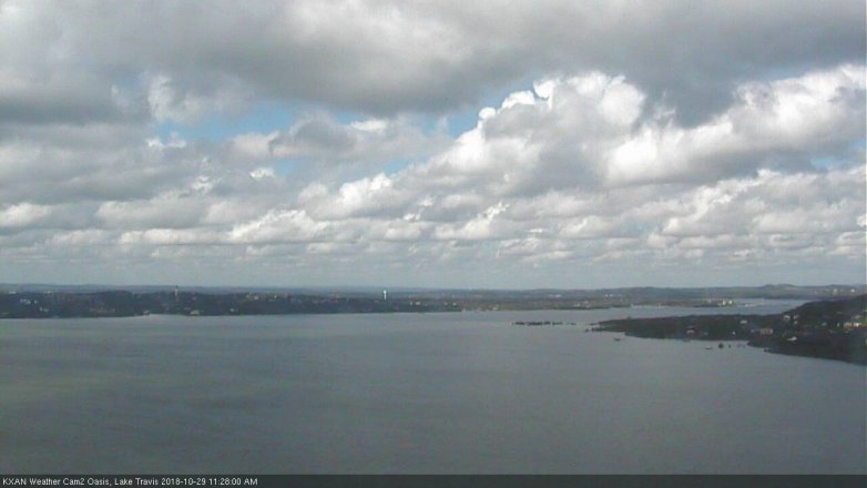 Lake Travis webcam, October 29, 2018 10:30 AM CT