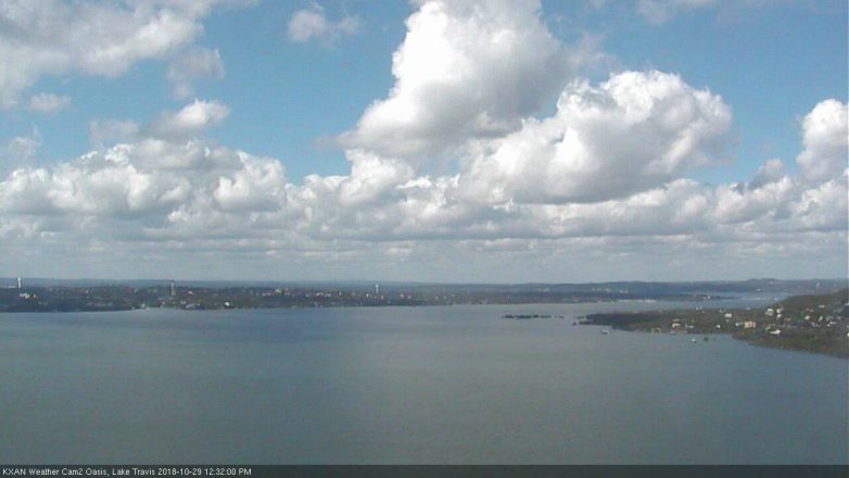 Lake Travis webcam, October 29, 2018 11:35 AM CT