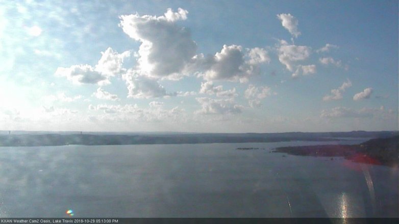 Lake Travis webcam, October 29, 2018 4:15 PM CT