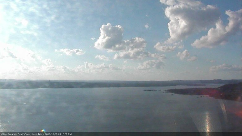 Lake Travis webcam, October 29, 2018 4:20 PM CT