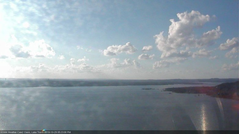 Lake Travis webcam, October 29, 2018 4:25 PM CT