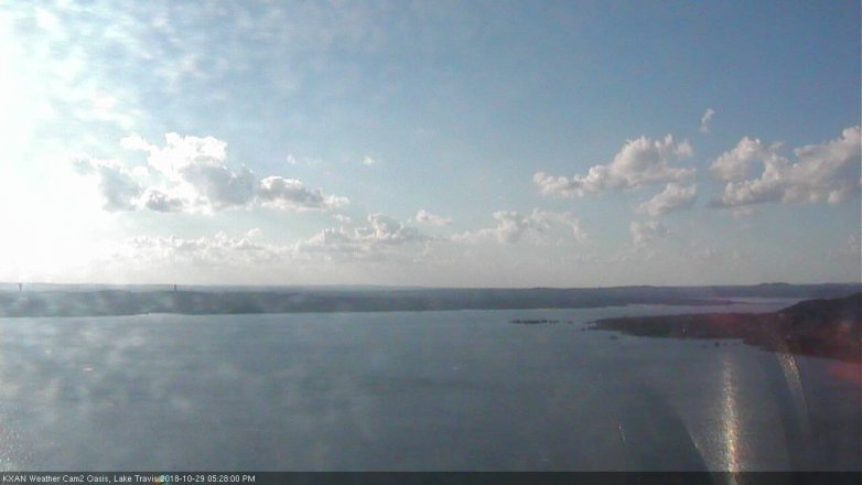 Lake Travis webcam, October 29, 2018 4:30 PM CT