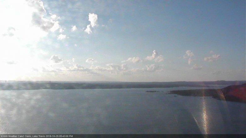 Lake Travis webcam, October 29, 2018 4:45 PM CT