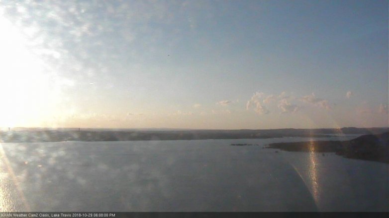 Lake Travis webcam, October 29, 2018 5:10 PM CT