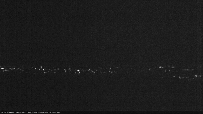 Lake Travis webcam, October 29, 2018 7:00 PM CT