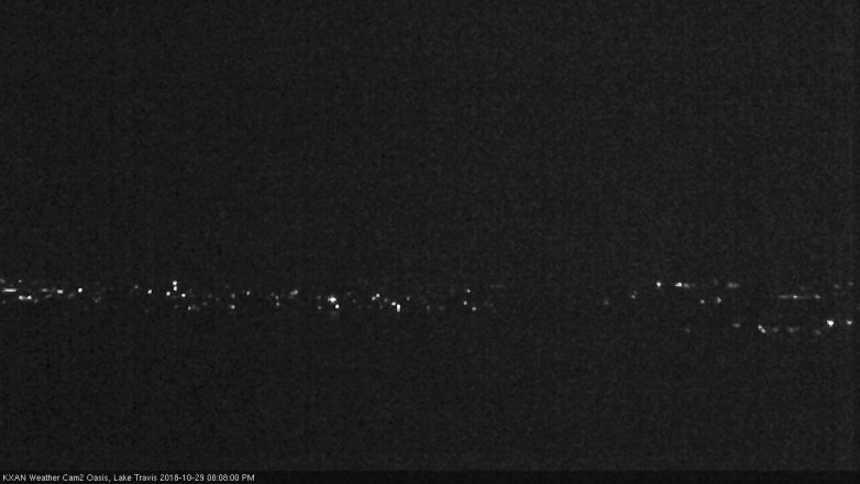 Lake Travis webcam, October 29, 2018 7:10 PM CT