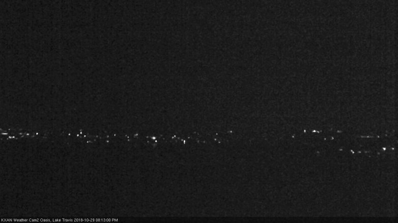 Lake Travis webcam, October 29, 2018 7:15 PM CT