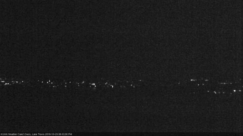 Lake Travis webcam, October 29, 2018 7:35 PM CT
