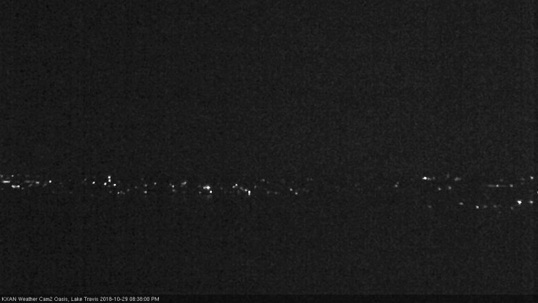 Lake Travis webcam, October 29, 2018 7:40 PM CT