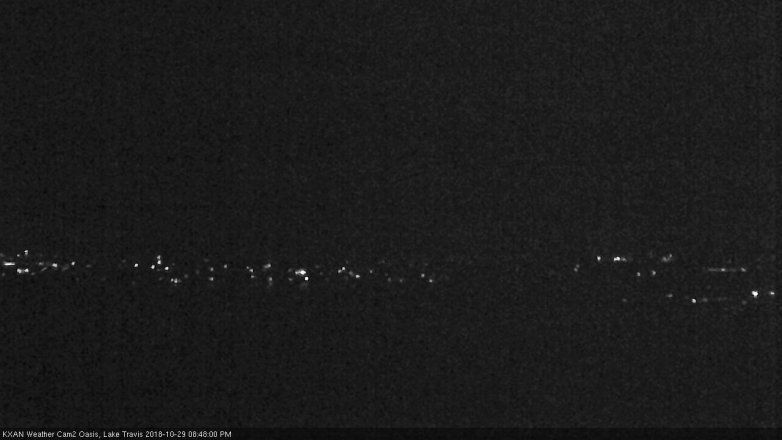 Lake Travis webcam, October 29, 2018 7:50 PM CT