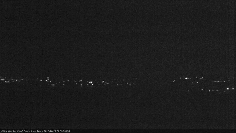 Lake Travis webcam, October 29, 2018 7:55 PM CT