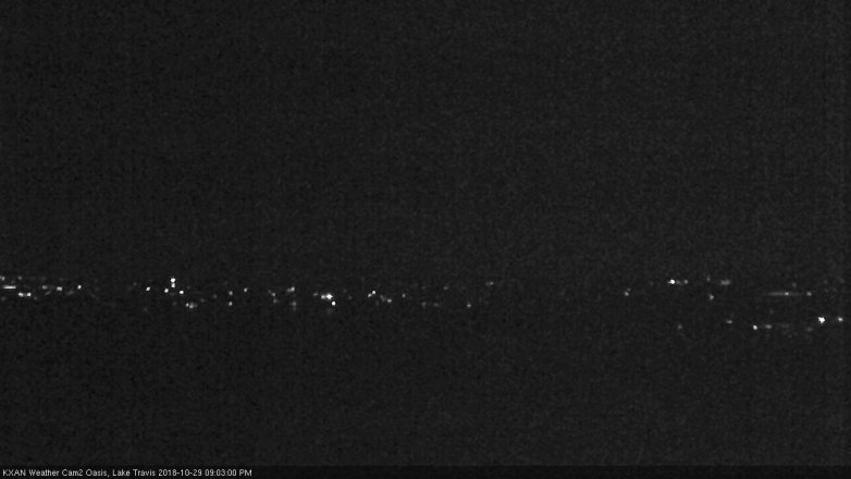 Lake Travis webcam, October 29, 2018 8:05 PM CT