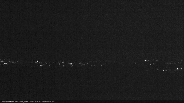 Lake Travis webcam, October 29, 2018 8:10 PM CT