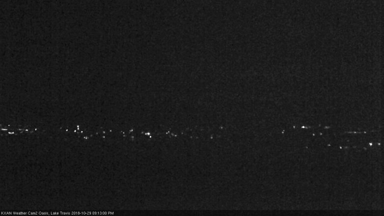 Lake Travis webcam, October 29, 2018 8:15 PM CT