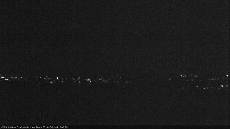 Lake Travis webcam, October 29, 2018 8:20 PM CT