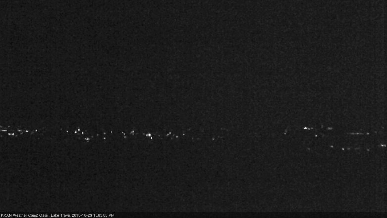 Lake Travis webcam, October 29, 2018 9:05 PM CT