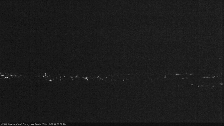 Lake Travis webcam, October 29, 2018 9:10 PM CT