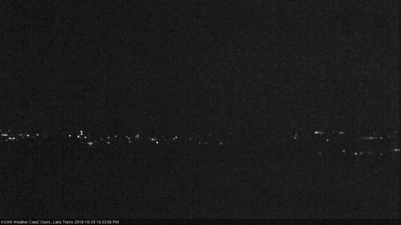Lake Travis webcam, October 29, 2018 9:35 PM CT