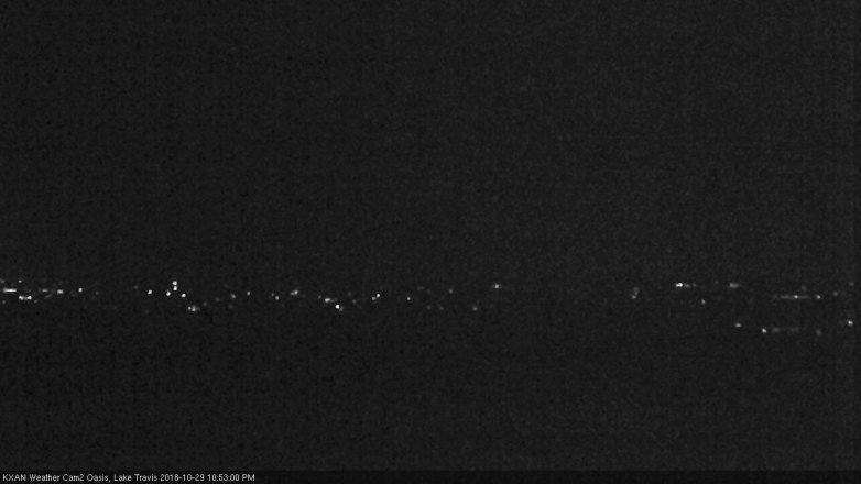 Lake Travis webcam, October 29, 2018 9:55 PM CT