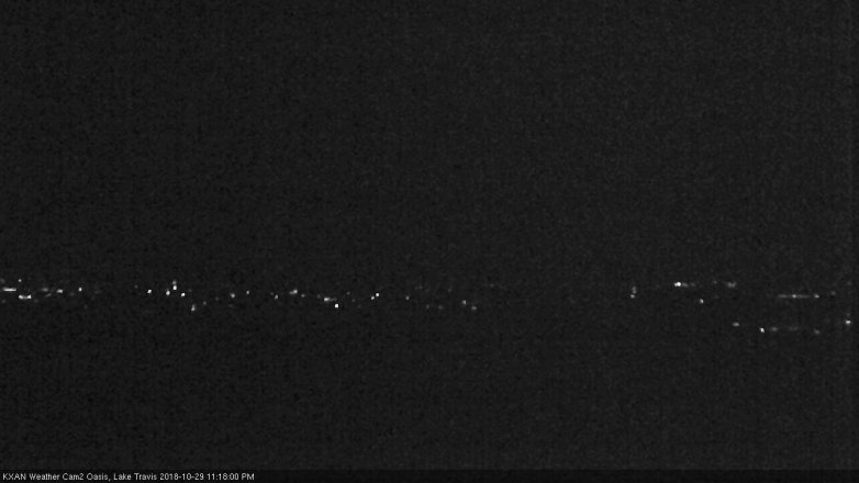 Lake Travis webcam, October 29, 2018 10:20 PM CT