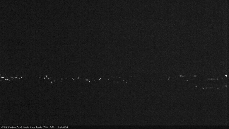 Lake Travis webcam, October 29, 2018 10:25 PM CT
